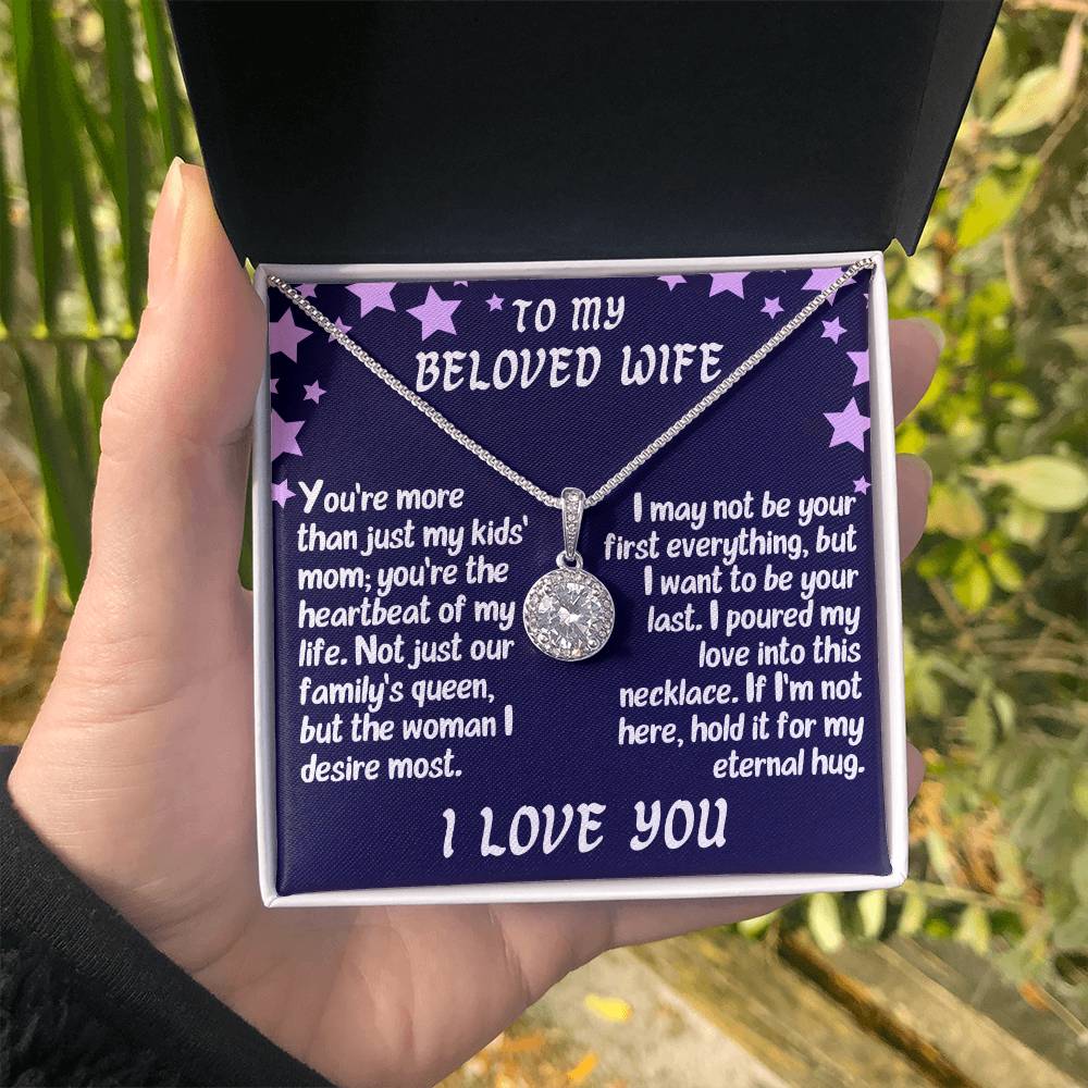 For my wife, I love endlessly, Eternal Hope Necklace,