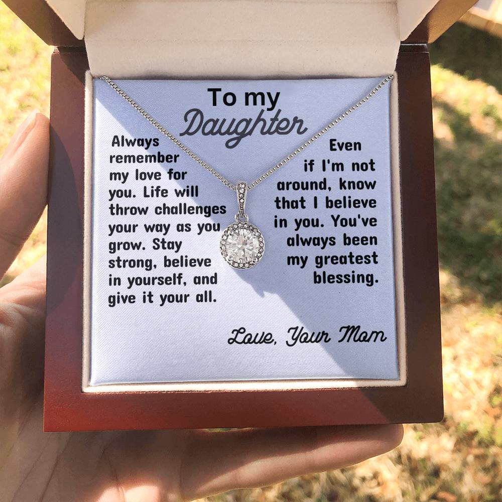 For my daughter, always love you, Eternal Hope Necklace