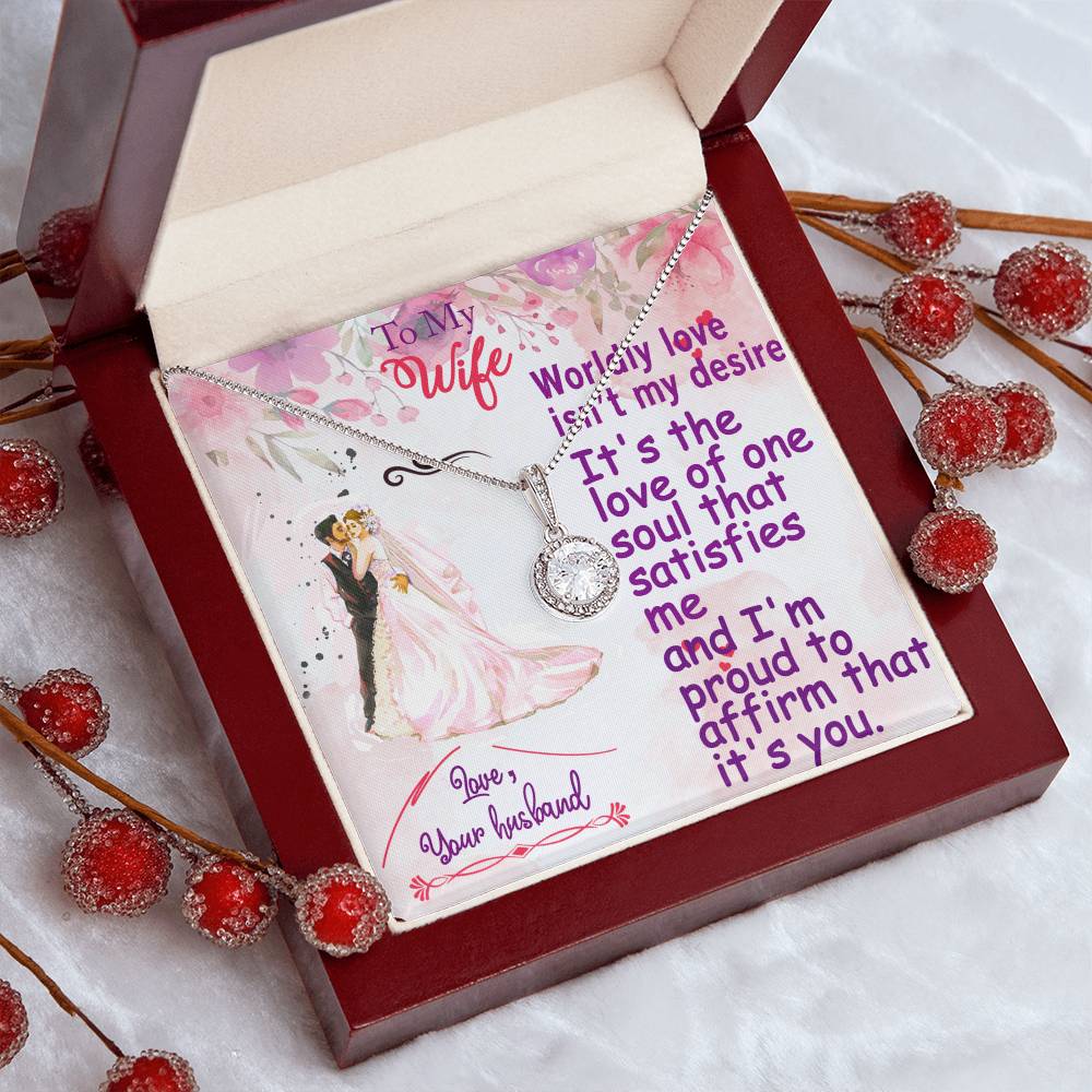 For my wife, love forever, Eternal Hope Necklace