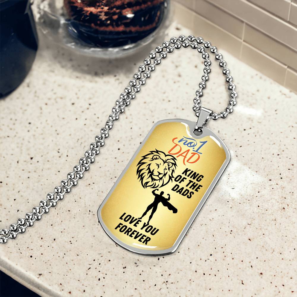 For my Dad, love you endlessly, Dog Tag