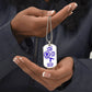 For my father, I love you endlessly, Dog Tag