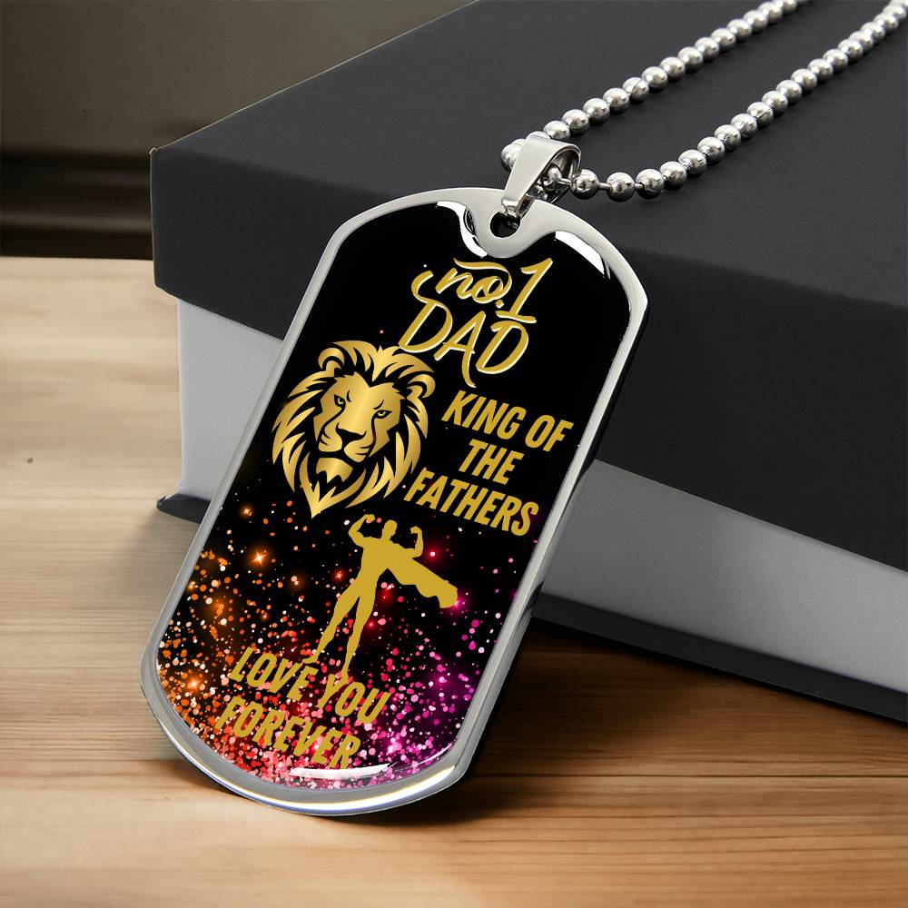 For my Dad, always love you, Dog Tag