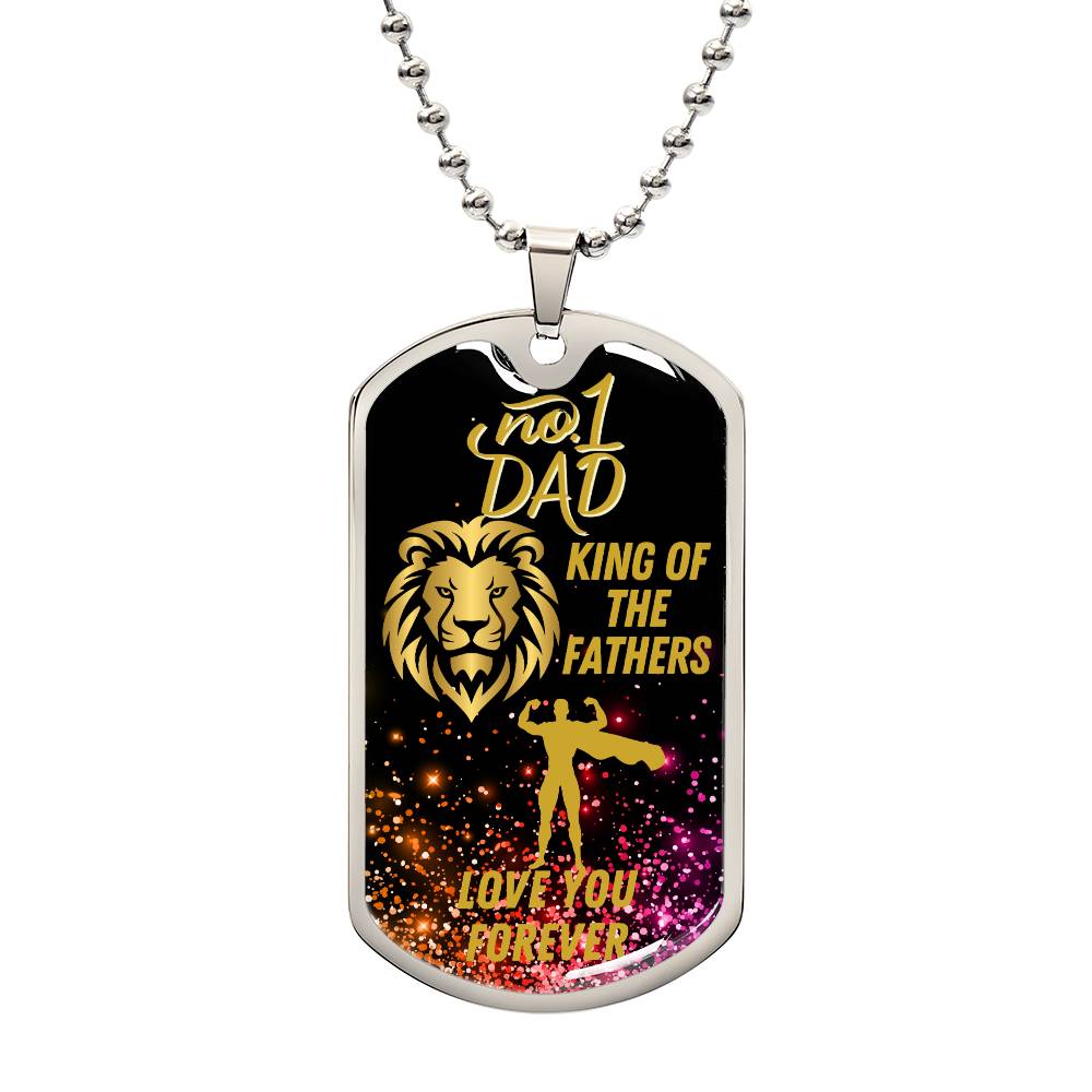 For my Dad, always love you, Dog Tag