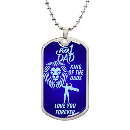 For my Dad, I love forever, Dog Tag