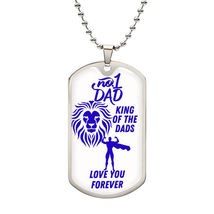 For my father, I love you endlessly, Dog Tag