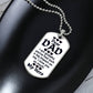 For my Dad, I love forever, Dog Tag