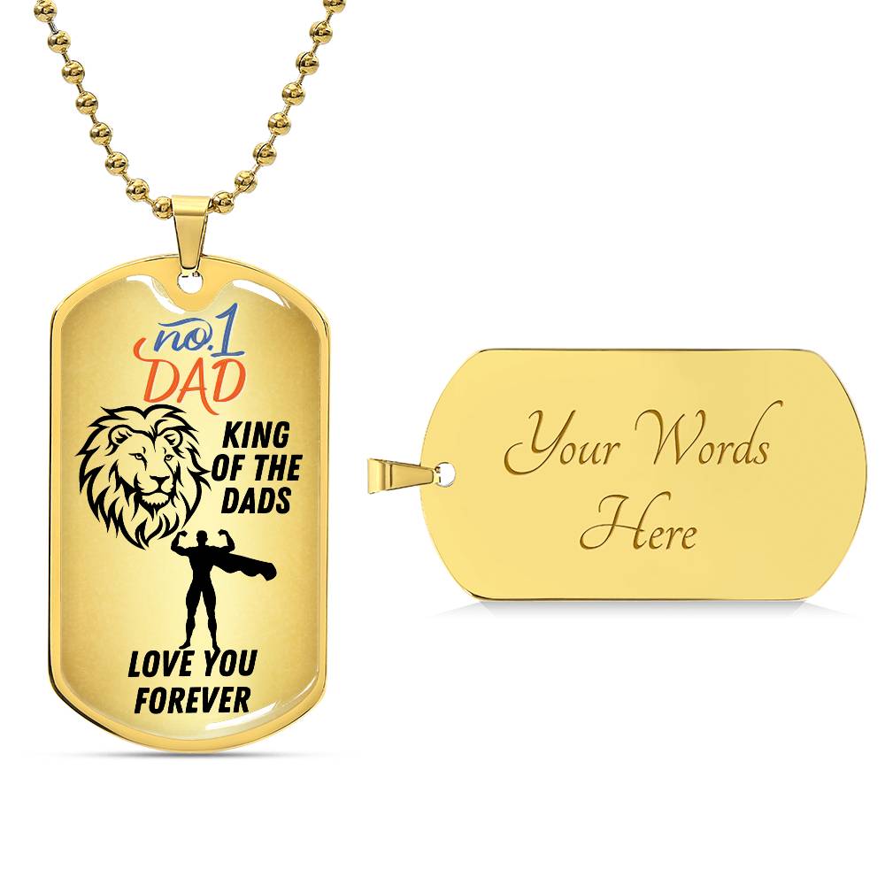 For my Dad, love you endlessly, Dog Tag