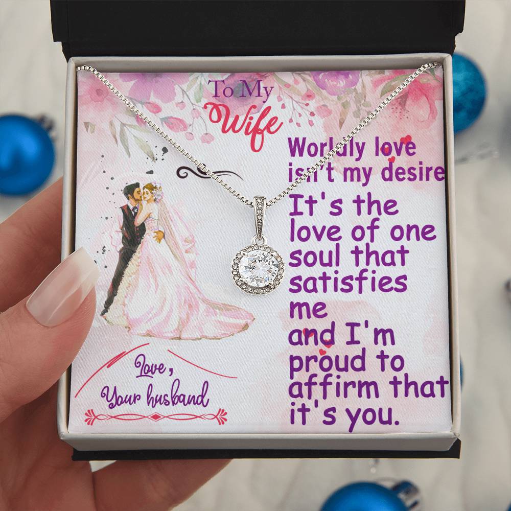 For my wife, love forever, Eternal Hope Necklace