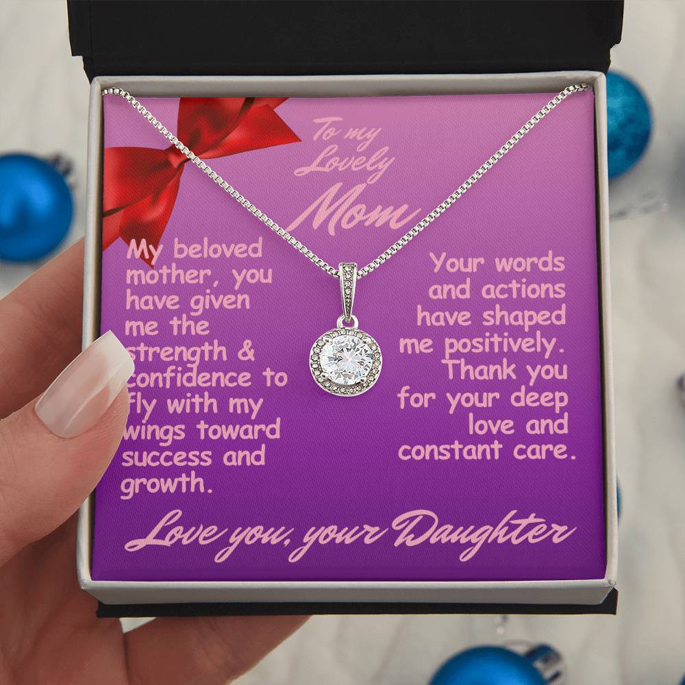 For my mom, love you endlessly, Eternal Hope Necklace