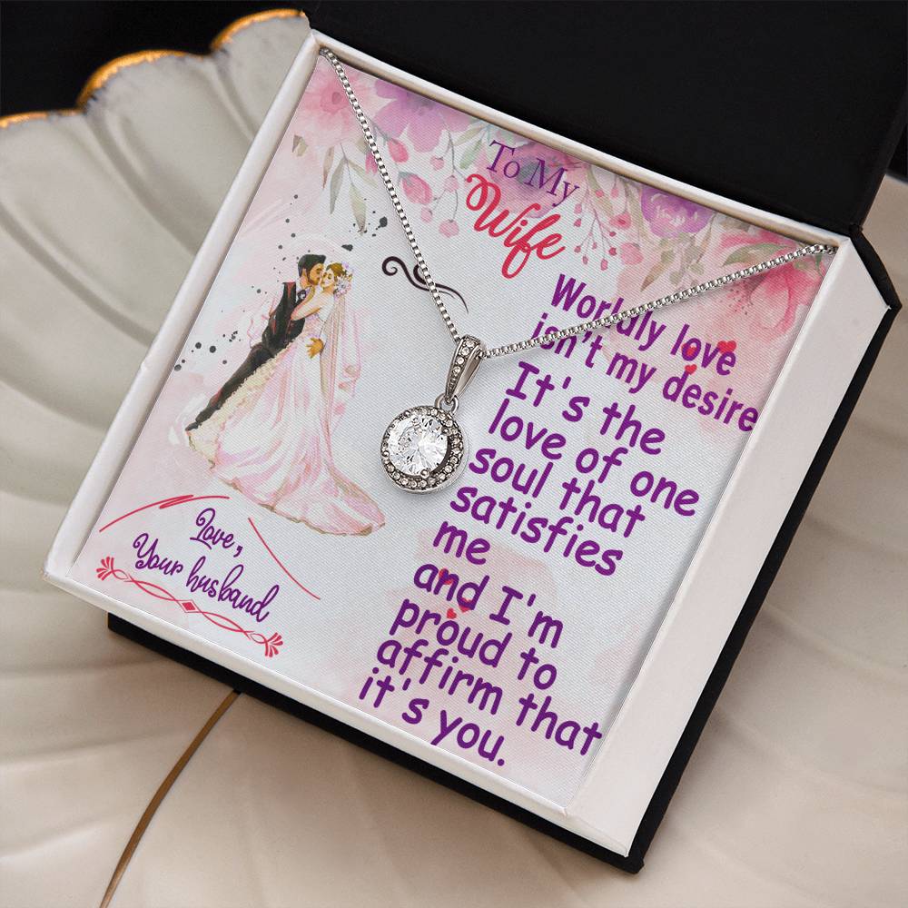 For my wife, love forever, Eternal Hope Necklace