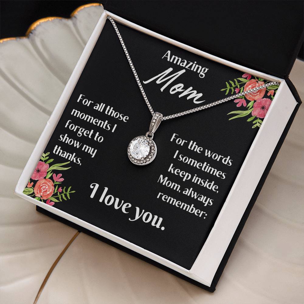 For my mom, always love you, Eternal Hope Necklace