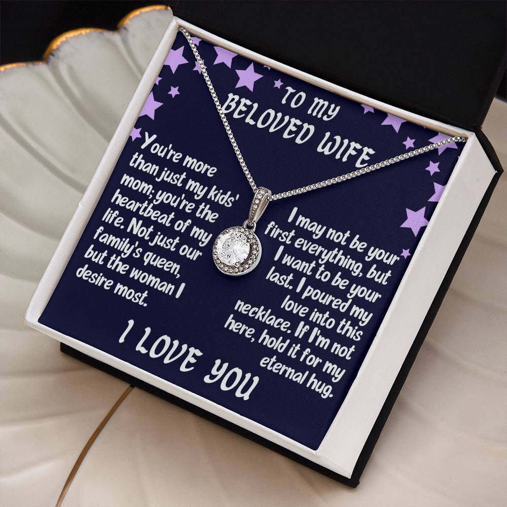 For my wife, I love endlessly, Eternal Hope Necklace,