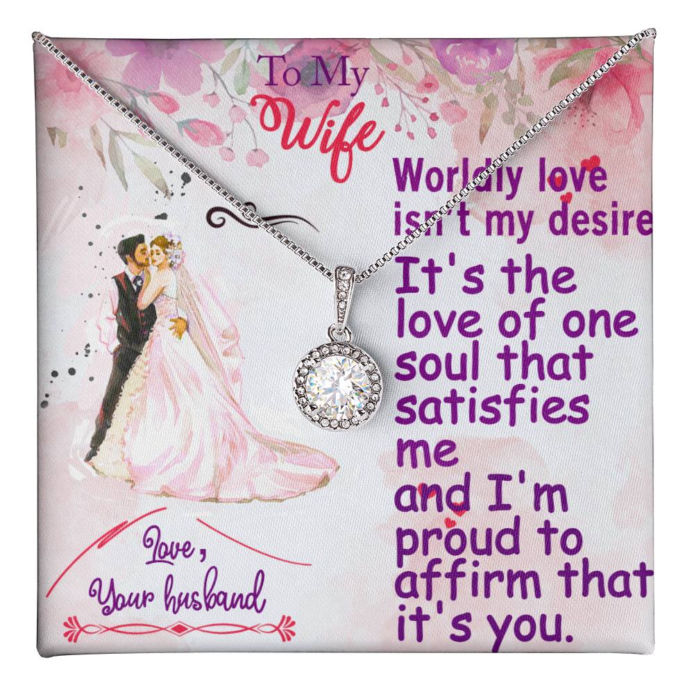 For my wife, love forever, Eternal Hope Necklace