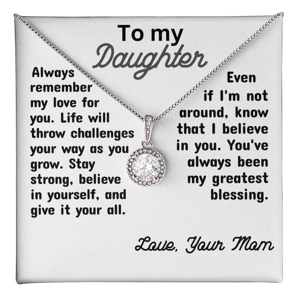 For my daughter, always love you, Eternal Hope Necklace