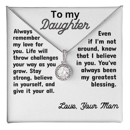 For my daughter, always love you, Eternal Hope Necklace