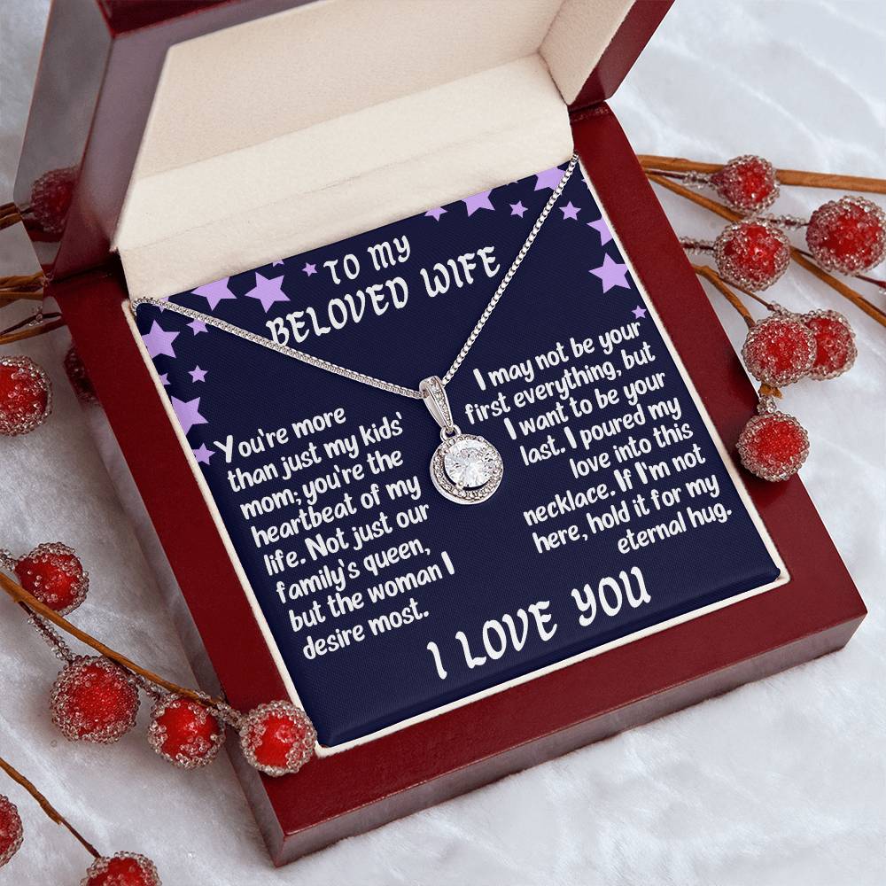 For my wife, I love endlessly, Eternal Hope Necklace,