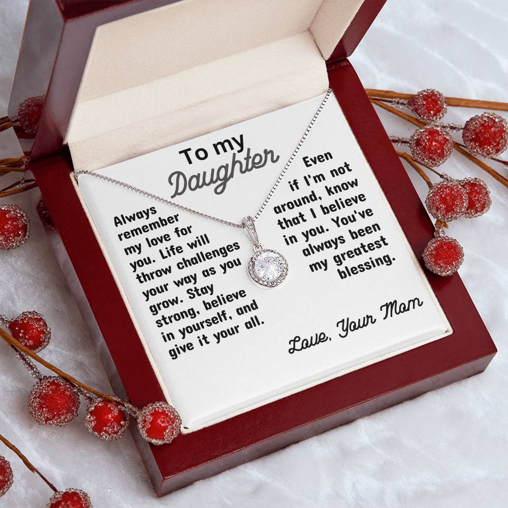 For my daughter, always love you, Eternal Hope Necklace