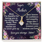 For my mother, love you forever, Alluring Beauty Necklace (Yellow & White Gold Variants)