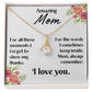 For my mom, love you endlessly, Alluring Beauty Necklace (Yellow & White Gold Variants)