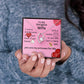 To my wife, I love always, Forever Love Necklace with On Demand Message Card