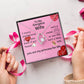 To my wife, I love always, Forever Love Necklace with On Demand Message Card