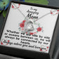For my mom, I love you forever, Forever Love Necklace with On Demand Message Card