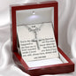 For my daughter, love always, Stainless Cross Necklace