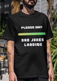 Load image into Gallery viewer, Dad jokes loading, HeavyweightCotton T-shirt.
