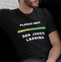 Load image into Gallery viewer, Dad jokes loading, HeavyweightCotton T-shirt.
