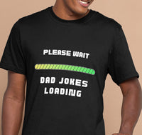 Load image into Gallery viewer, Dad jokes loading, HeavyweightCotton T-shirt.

